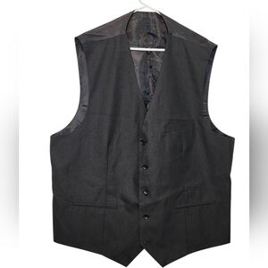 Alexander Julian Black Formal Vest Sz XL